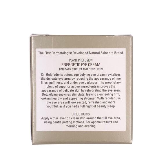 Goldfaden MD Energetic Eye Cream Plant Profusion - Picture 3 of 5